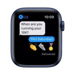 Apple Watch Series 6 (GPS, 44mm, Blue Aluminum, Deep Navy Sport Band) By Apple