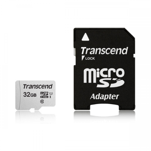 Transcend 32GB MicroSD W/ Adapter UHS-I U1