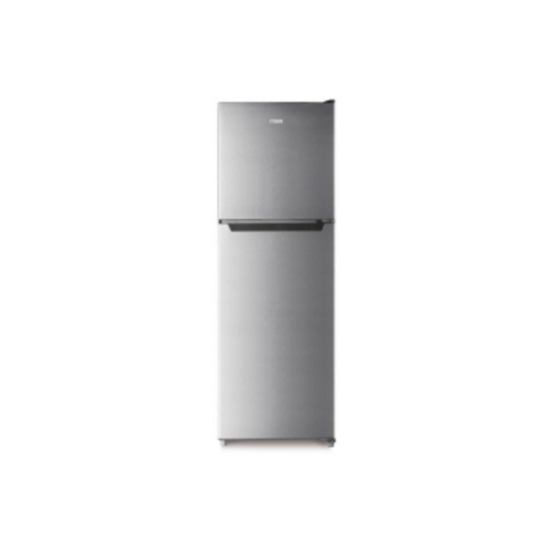 MIKA MRNF255LSD Fridge: 255L, 2 Door, No Frost, Line Silver Dark By Mika