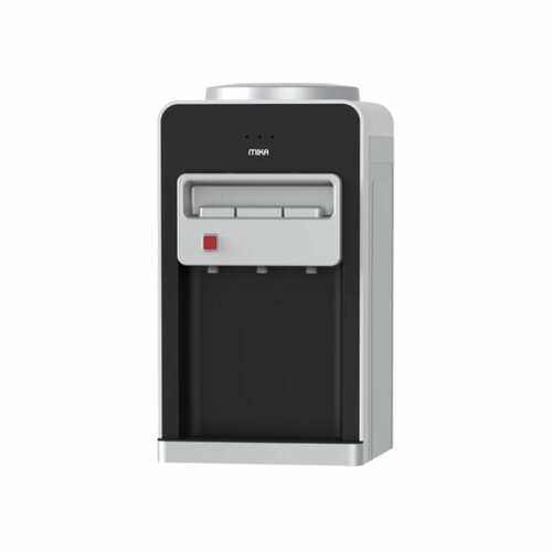 MIKA MWD1501SBL Water Dispenser, Table Top, Hot, Normal & Electric Cooling (3 Taps), Silver & Black