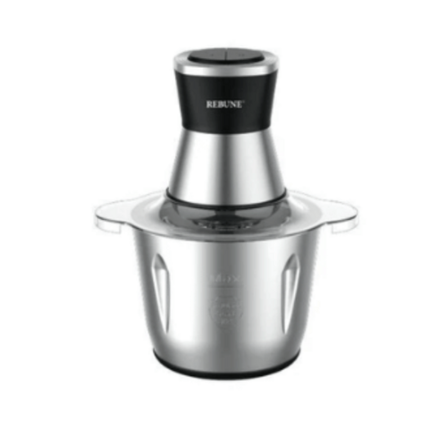 Rebune RE-2-100 Food Processor: 500W, 3.0L Stainless Steel By Other