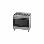 Bosch HSB734357Z Cooker 5 Gas, 90CM, Electric Oven - Silver By Bosch