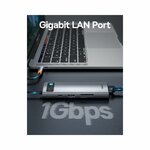 Baseus 8-in-1 USB C Hub Docking Station By Hubs/Cables