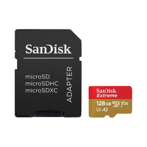 SanDisk Extreme 128GB MicroSDXC Memory Card photo