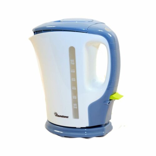 RAMTONS RM/324 CORDLESS ELECTRIC KETTLE 1.5 LITERS WHITE AND BLUE