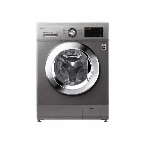 LG F4J3TMG5P Front Load Washer Dryer, 8/5KG - Silver By LG
