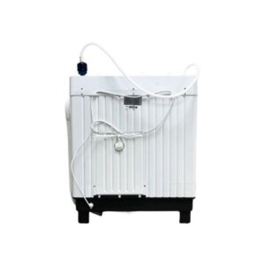 Von VWM-08AHK Twin Tub Washing Machine, White - 8KG photo