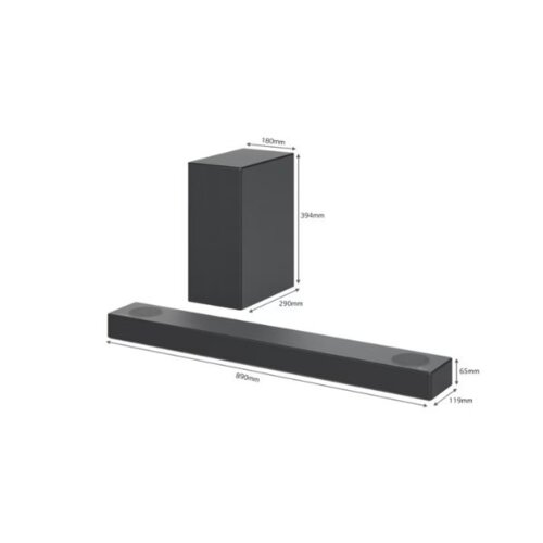 LG Soundbar S75 – Powerful 3.1ch Dolby Audio Sound
