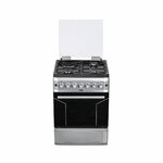 Von VAC6F031US 3 Gas + 1 Electric Cooker - Silver By Von