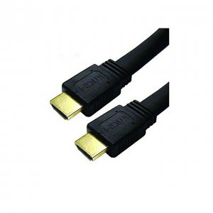 HDMI New Flat HDMI Cable - 10 Meter - Black photo