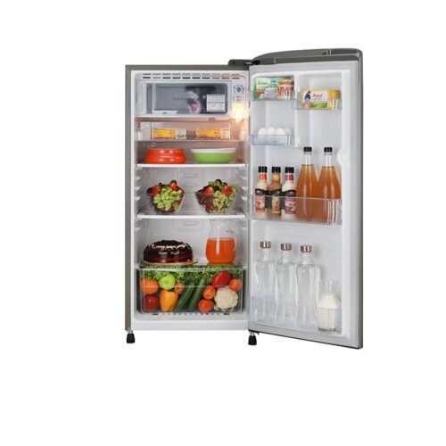 LG GL-B201SLLB Single Door Fridge - 180 Litres , Silver