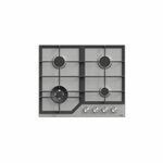 MIKA MGH61404FXW Built-In Gas Hob, 60cm, 4 Gas With WOK, S.S By Mika