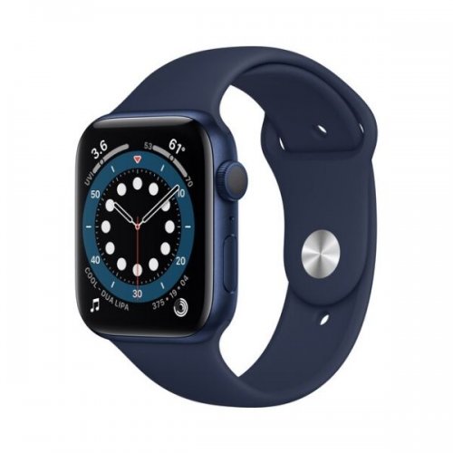 Apple Watch Series 6 (GPS, 40mm, Blue Aluminum, Deep Navy Sport Band)