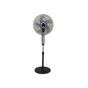 MIKA 16 Inch Strong Standing Fan Black & Silver - MFS1621SB photo