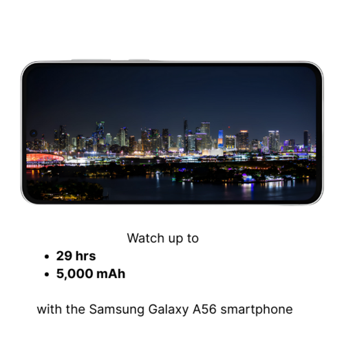 Samsung Galaxy A56 5G, 8GB RAM, 128GB/256GB Storage, Dual SIM