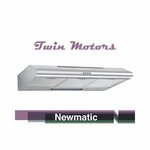 Newmatic H17.9X2 Undermount Chimney Slim Hood By Newmatic