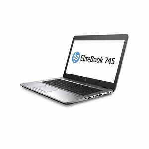 HP EliteBook 745 G3 14" Laptop - AMD PRO A8-8600B R6 Quad Core, 4GB RAM, 500GB HDD, WebCam, Radeon R6 Graphics, Windows 10 Pro (REFURBISHED) photo