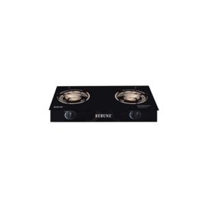 Rebune RE-4-049 Gas Stove Glass - 2 Burner - Stainless Steel photo