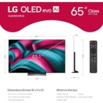 LG 65 Inch OLED Evo AI C5 4K HDR Smart TV 65C5 By LG