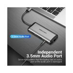 VENTION TYPE C TO MULTI-FUNCTION 9 IN 1 DOCKING STATION TYPE C TO USB 3.0 (3 PORTS) + GIGABIT EITHERNET + HDMI + SD & TF CARD READER + 3.5MM AUDIO + TYPE C PD By Hubs/Cables