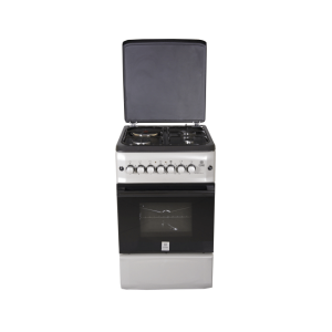 MIKA Standing Cooker, 50cm X 55cm, 3 + 1, Electric Oven, Silver - MST55PI31SL/HC photo