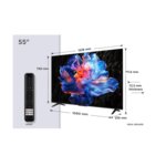 TCL 55 Inch 4K Google Smart TV 55V6D 2026 Model – Google Assistant, Dolby Atmos, HDR By TCL