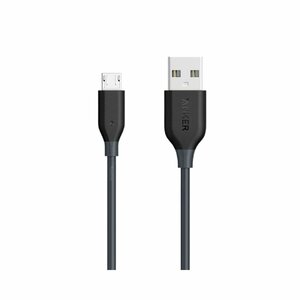 Anker PowerLine Micro USB Cable (3ft) A8132 - Black photo