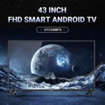 Vitron 43-Inch Smart Android TV Full HD, Black (2025 Model) – Bluetooth Enabled, Model Number: HTC4388FS By Vitron