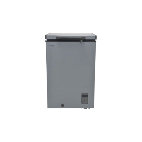 MIKA MCF95ADG Chest Freezer: 95L, Aluminum Inner, Dark Grey