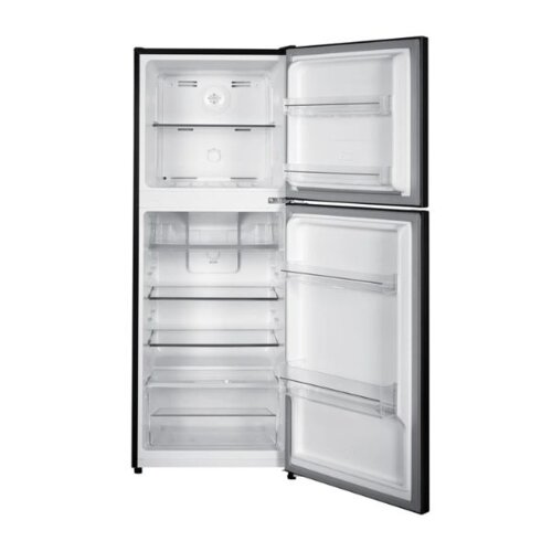 Von VRT-197NRAK Double Door Fridge 197L - Dark Inox