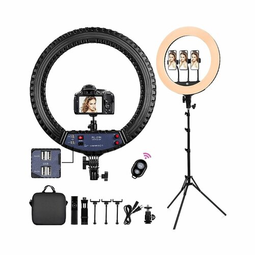 21” LED -PRO Ring Light W/Remote