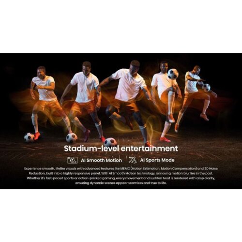 Hisense 75A6Q 75-inch 4K Smart TV – VIDAA OS, LED Panel, 500 Nits Brightness, VESA Mount  75A6Q