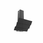 MIKA MHA652T3GB Chimney Hood, Angled, Tripple Glass, 60cm, Touch Control, Black By Mika