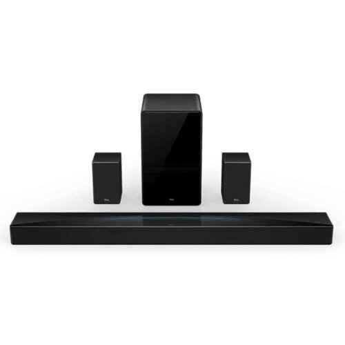 TCL  860 Watts 7.1.4 Channel Dolby Atmos Q85H Soundbar With Wireless Subwoofer – Black By TCL