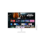 Samsung 32 Inch M70D Smart Monitor (4K UHD VA, 300nits, 60Hz, 72% NTSC) – LS32DM703UMXUE By Samsung