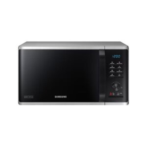 SAMSUNG 23L Solo Microwave - Freestanding, Ceramic Enamel, LED Display, Model MS23K3515AS photo