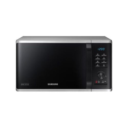 SAMSUNG 23L Solo Microwave - Freestanding, Ceramic Enamel, LED Display, Model MS23K3515AS By Samsung