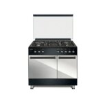 MIKA 90cm Dual Fuel Standing Cooker MST9041WEG10PB Platinum Grey By Mika