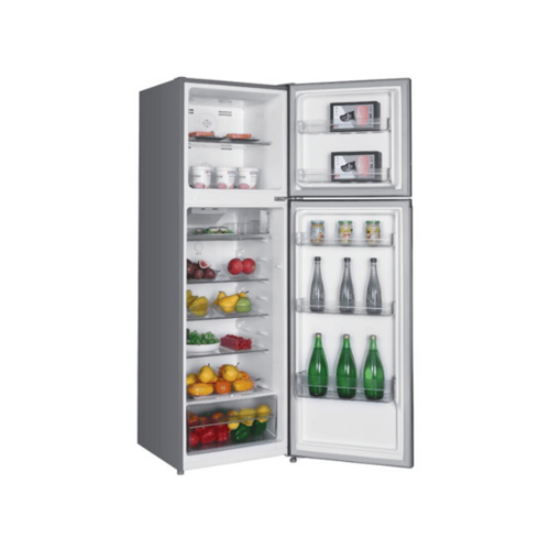 MIKA MRNF247XDM Fridge: 247L, 2-Door Top Mount Freezer, No Frost