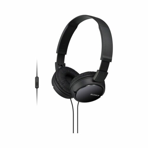 Sony MDR-ZX110AP On-Ear Headphones With Microphone