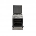 MIKA Standing Cooker, 58cm X 58cm, 3 + 1, Electric Oven, Half Inox  MST60PU31HI/HC By Mika