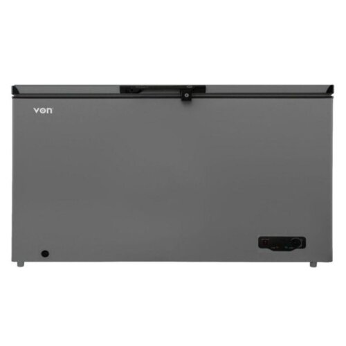 Von VAFC50DFS Chest Freezer - 505L, Grey