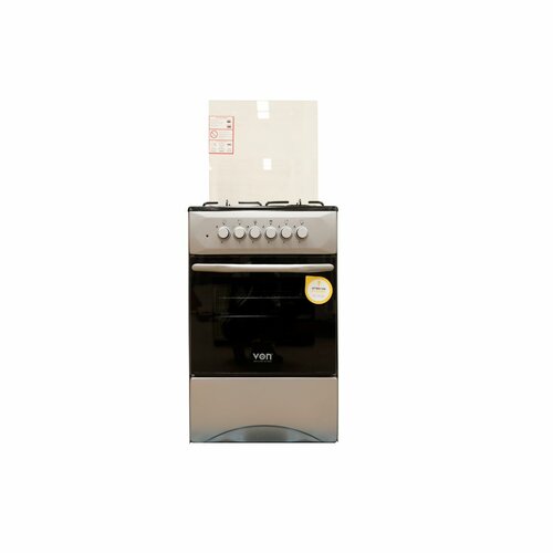 Von VAC5F131PS 3 Gas + 1 Electric Cooker - Silver By Von