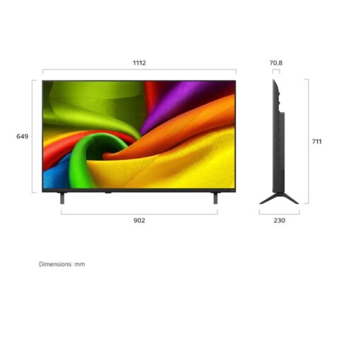 LG 50 Inch NANO 4K AI NU84 Smart TV 50NU840B6LA – Smart 4K Viewing With AI Enhancement