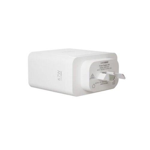 Oppo 67W SuperVOOC 2.0 Fast Power Adapter | USB-C Charger - White