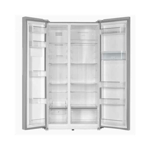 MIKA Side By Side Refrigerator, 562L, No Frost, Brush SS Look – MRNF2D562SSV