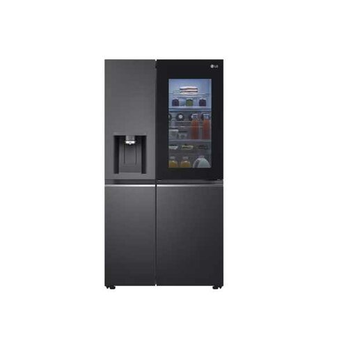 LG GC-X257CQES 635L InstaView Fridge, UVnano, Matte Black, Inverter Linear Compressor By LG