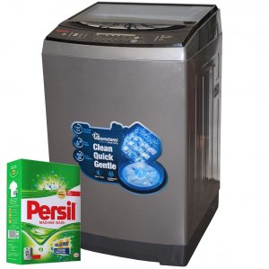 RAMTONS TOP LOAD FULLY AUTOMATIC MAGIC CUBE 12KG WASHER + FREE PERSIL POWDER- RW/136 photo