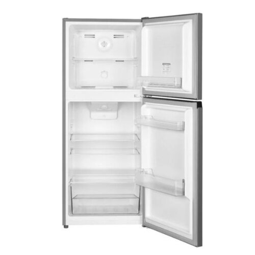 Von VRT-182NRAK Double Door Fridge 181L, Dark Inox