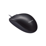 Logitech Wired Mouse M90 Black USB By Logitech